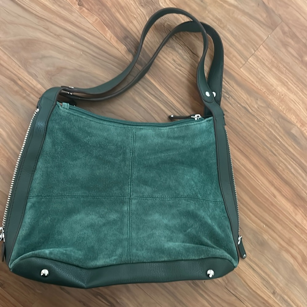 Tignanello Suede Leather Handbag